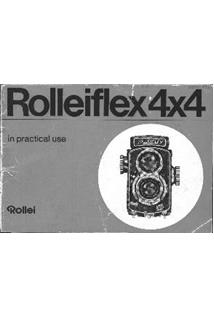 Rollei Rolleiflex 4x4 manual. Camera Instructions.